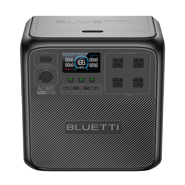 BLUETTI AC180T Portable Power Station | 1,800W - 1433Wh