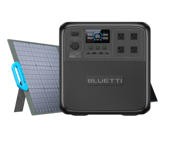 BLUETTI AC180T Portable Power Station | 1,800W - 1433Wh